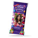 Birthday Gift, Personalize Chocolate Large Bar for your Love 100g