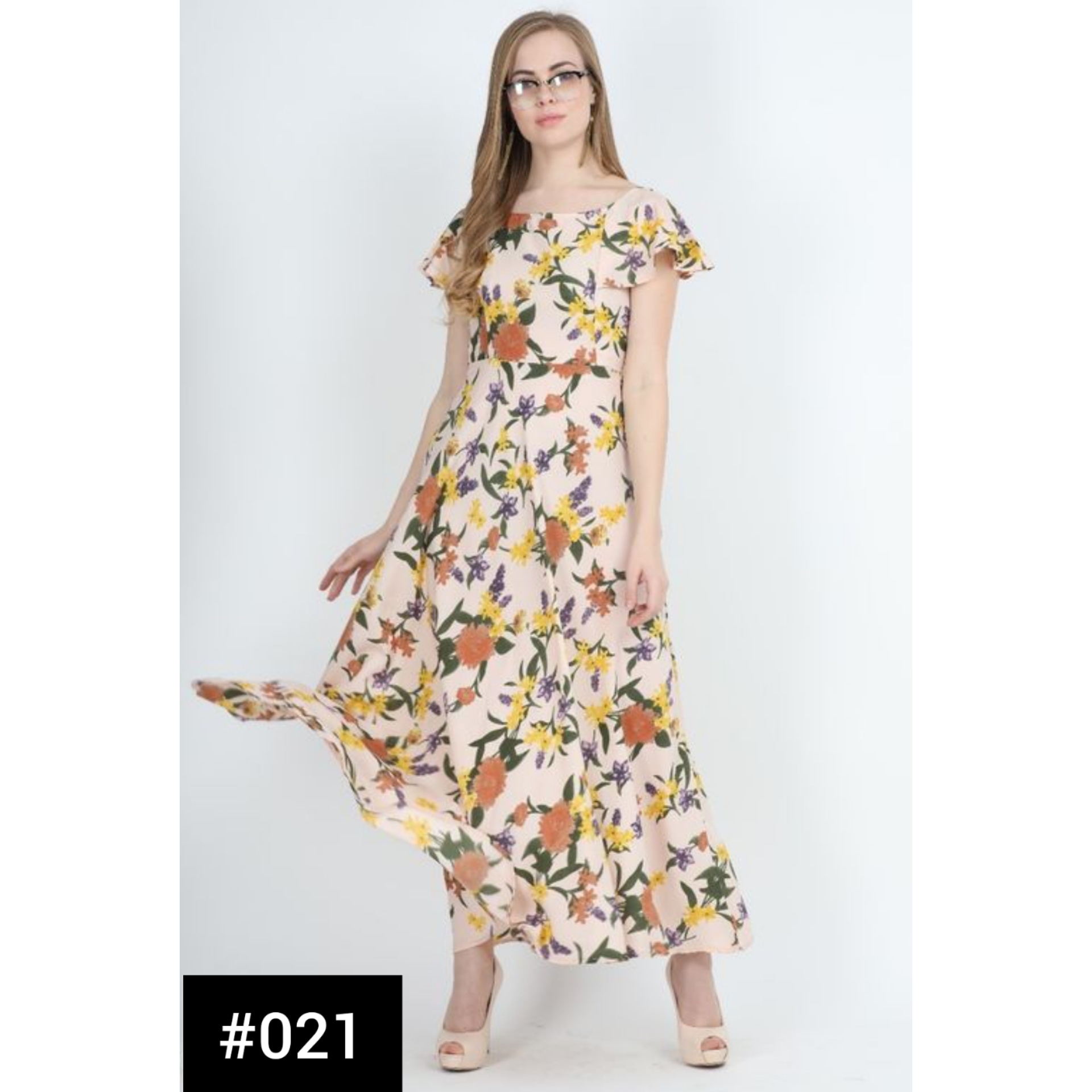 American Crepe Maxi Dress