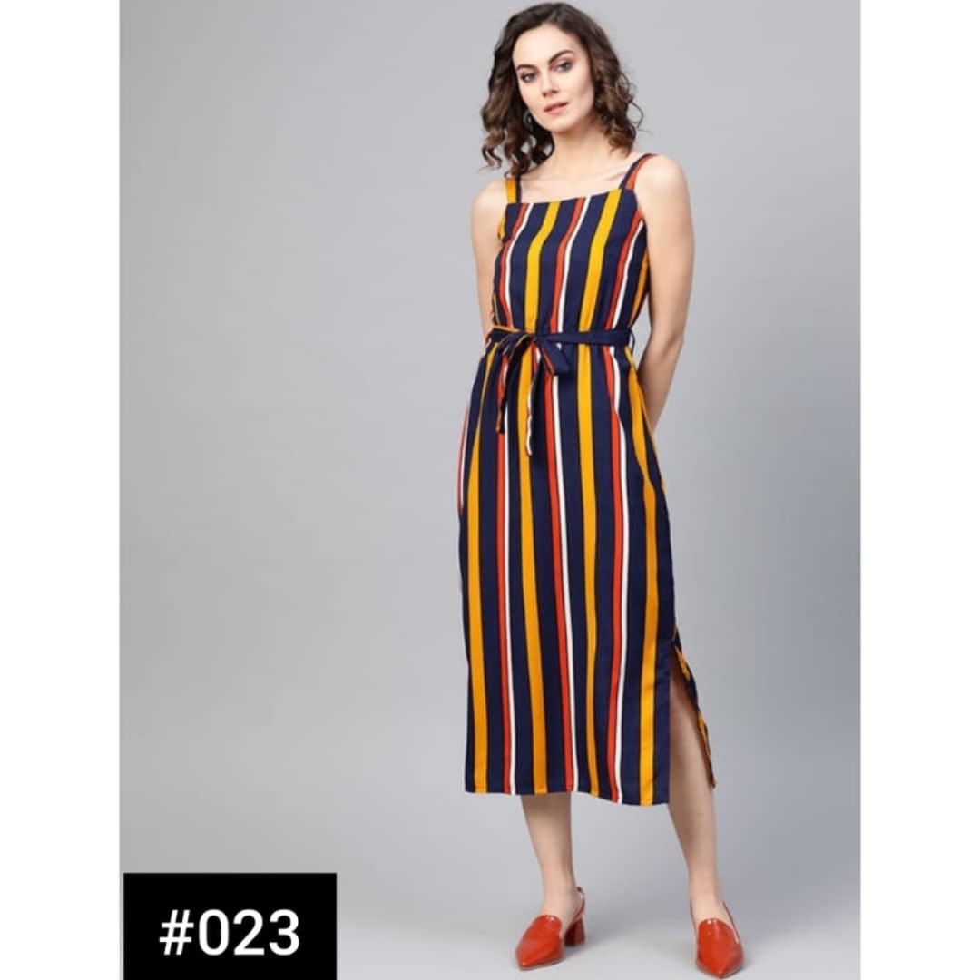 Crepe Maxi Dress