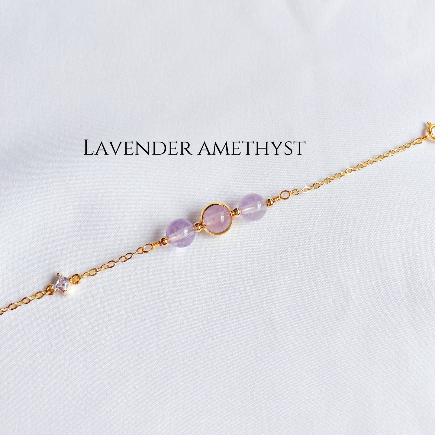 GOLD Triplets Amethyst