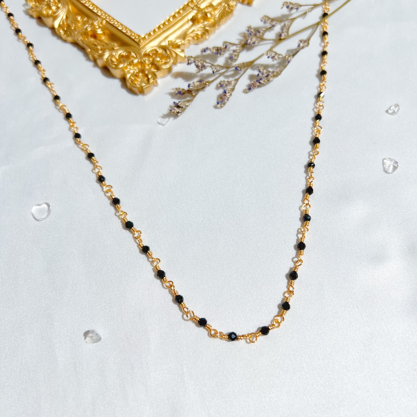 Black Swarovski Necklace