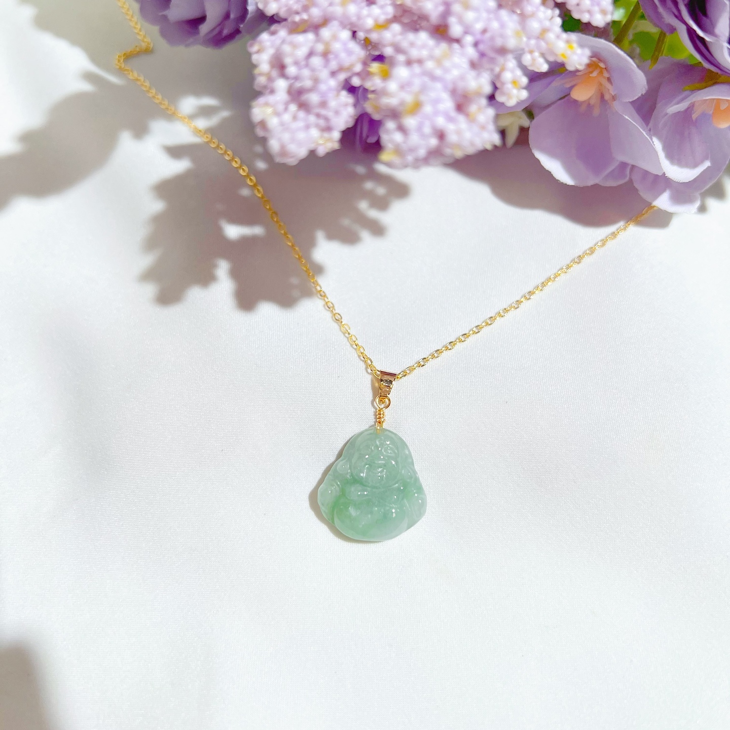 Jade Buddha Necklace