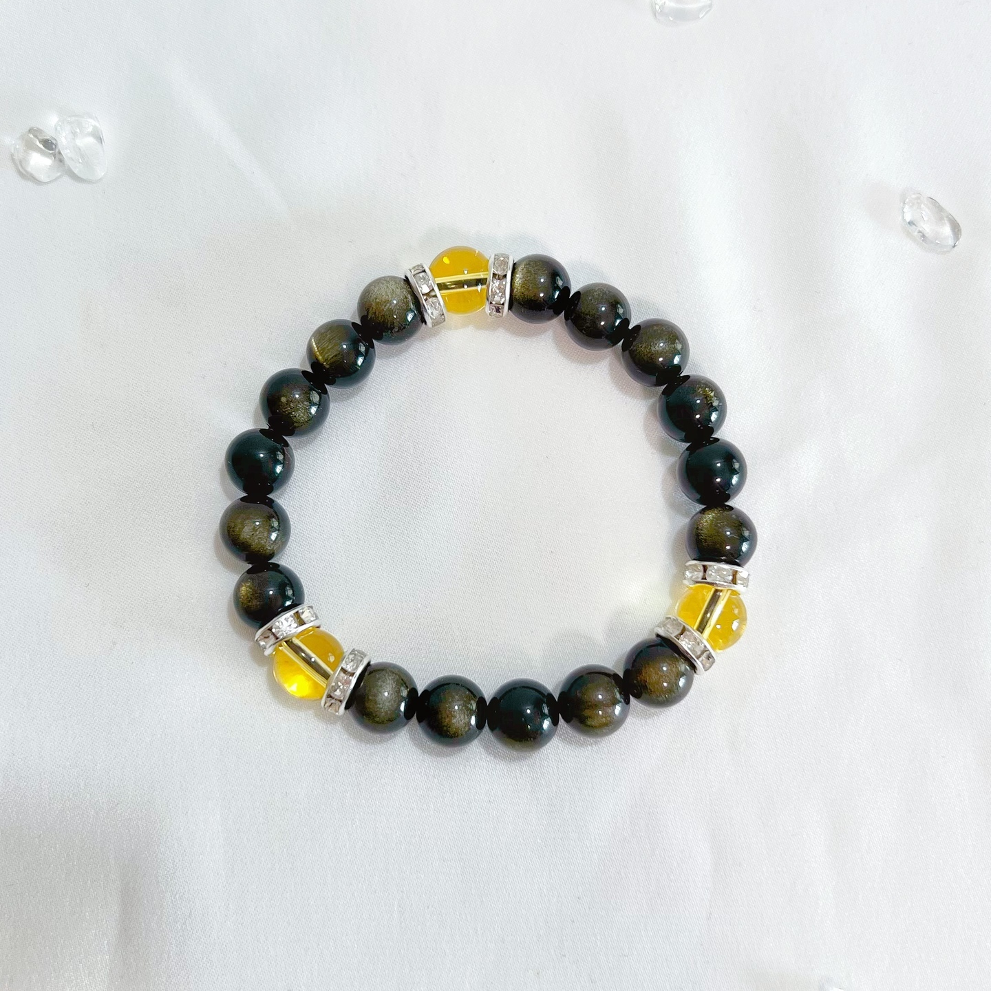 Golden Obsidian + Citrine