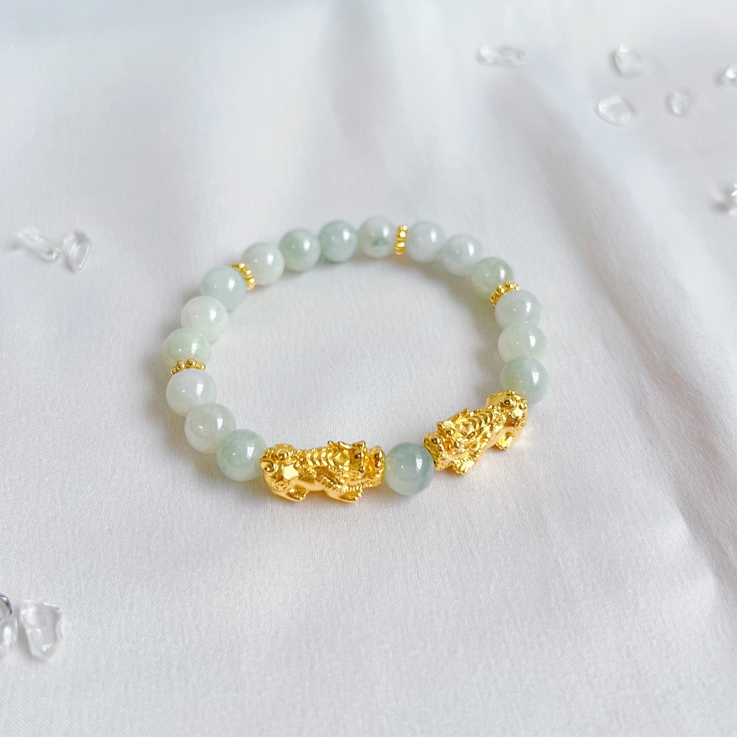Oriental Jade Double Pixiu