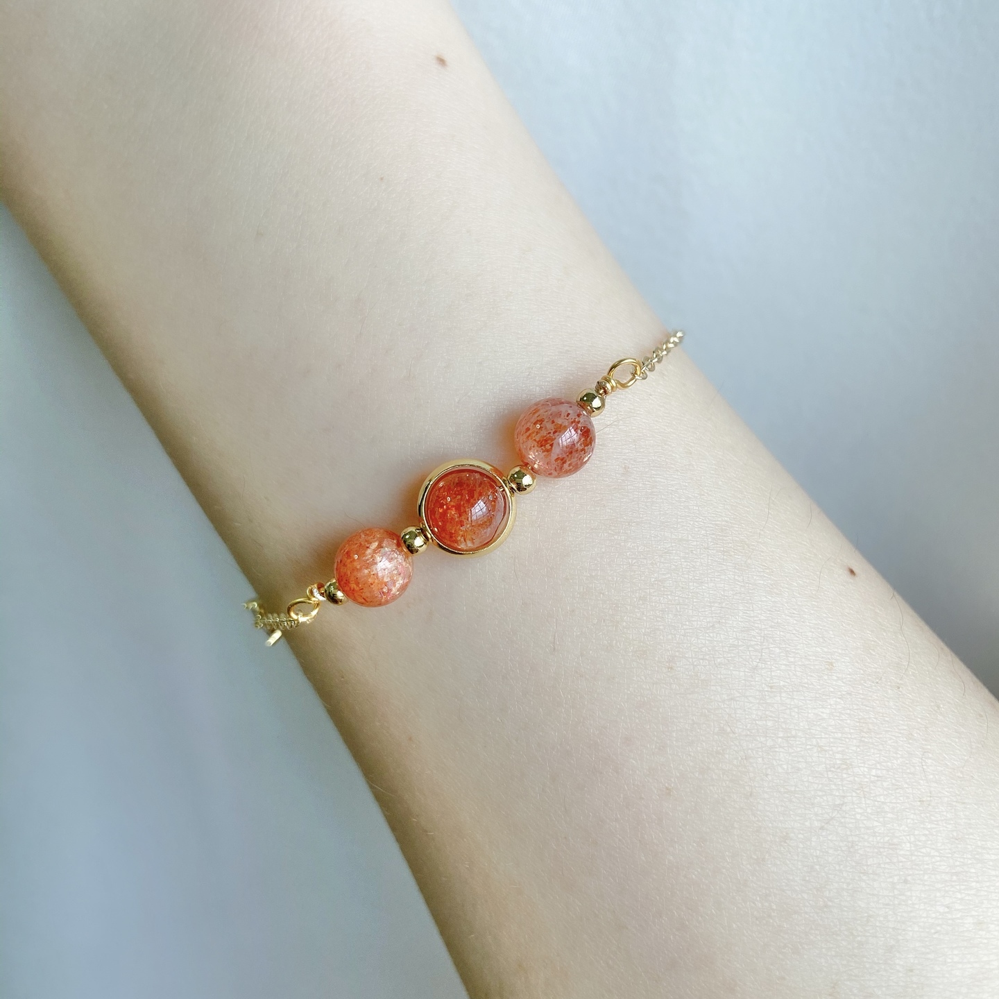 GOLD Triplets Golden Strawberry Quartz