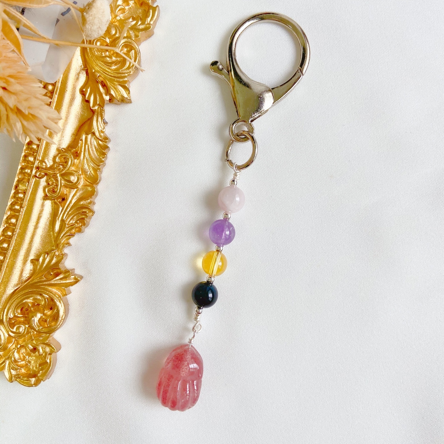 Customised Nine Tail Fox Keyring