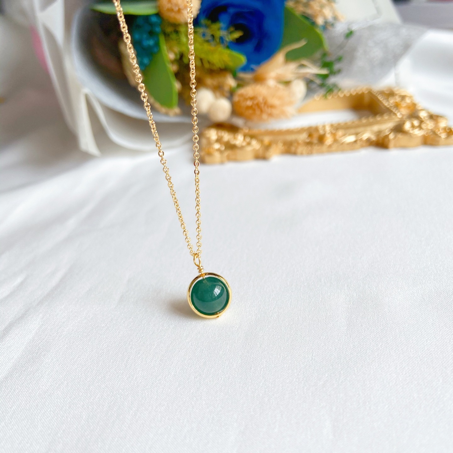 Single Necklace Jade