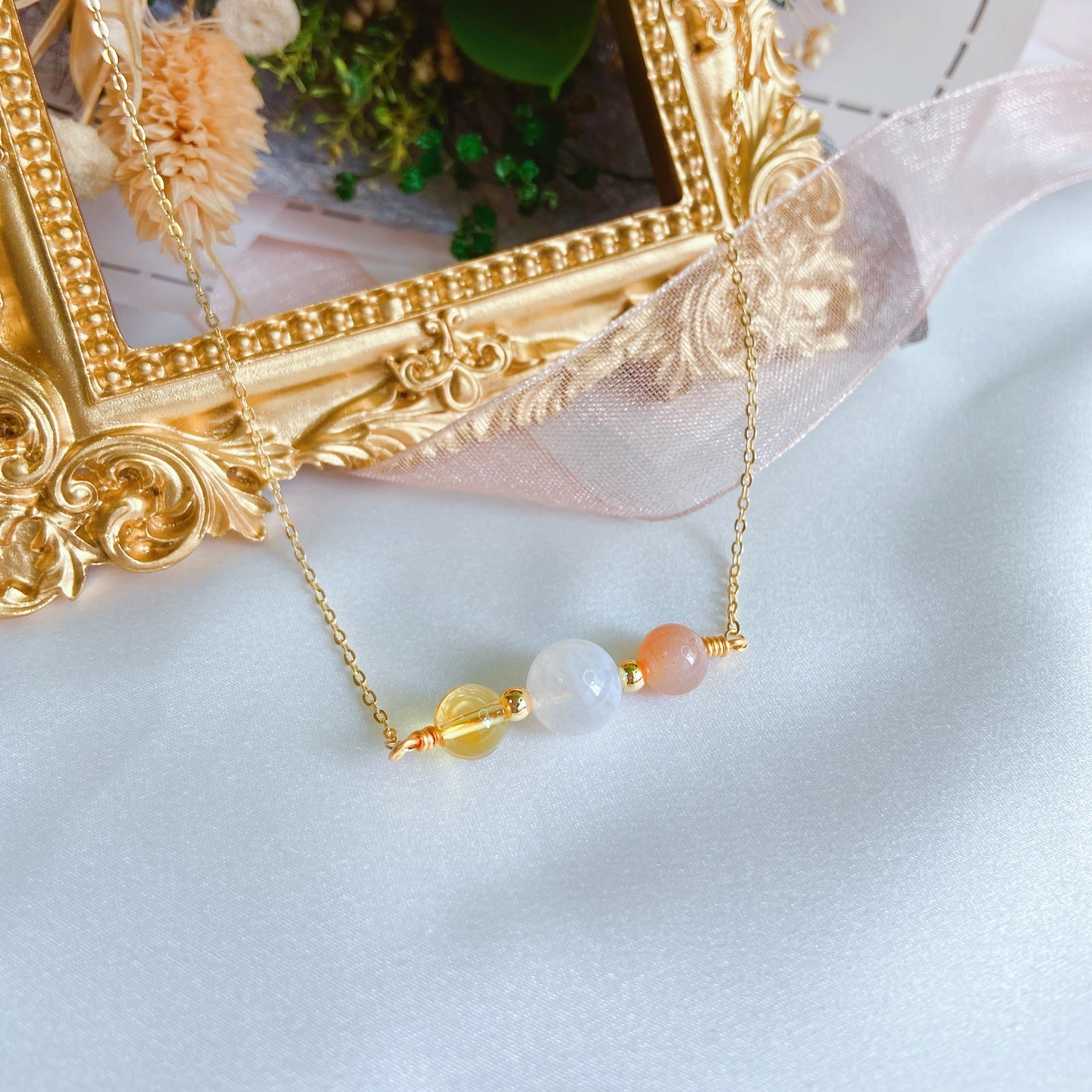 Customised Triplets Necklace