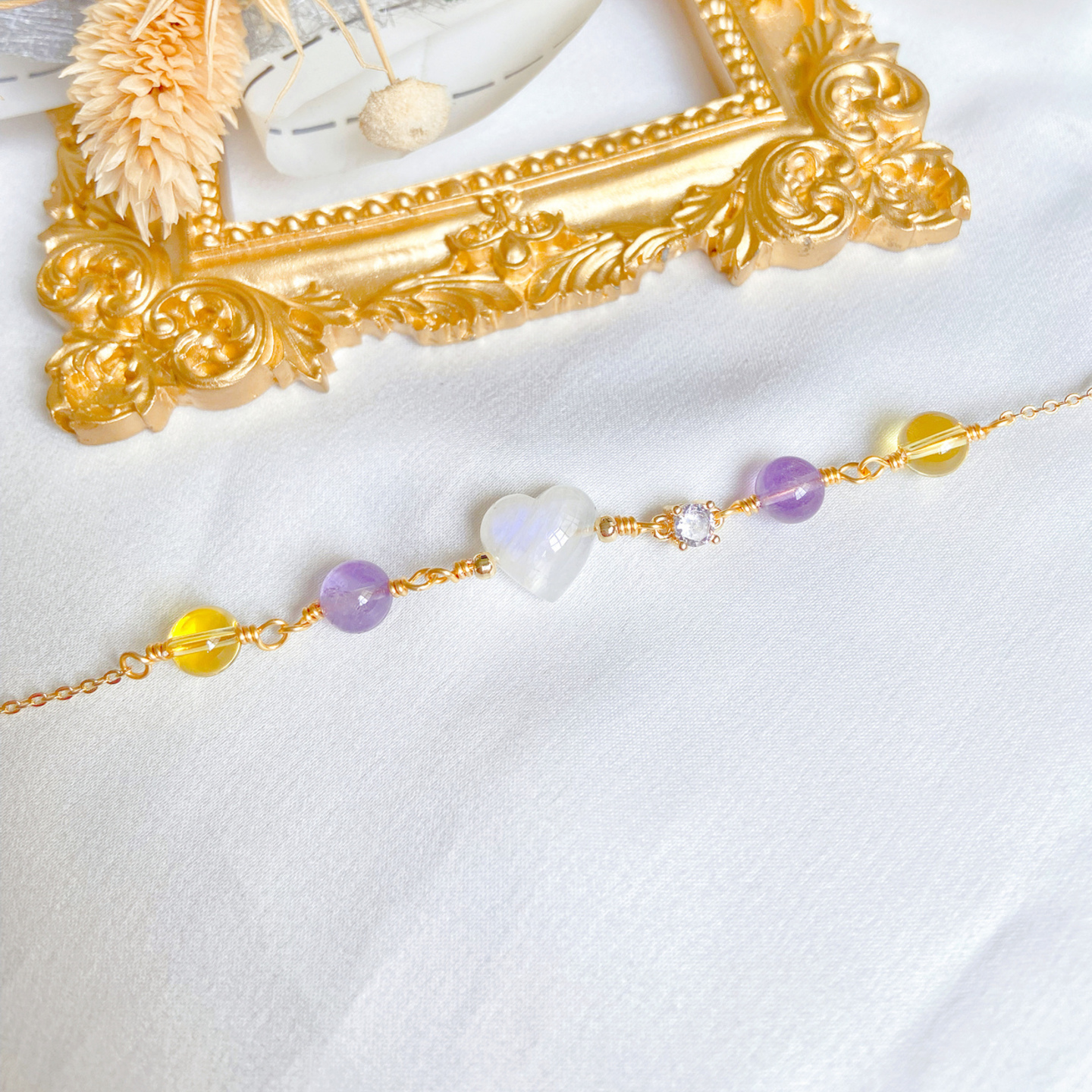 Heart + 4 beads