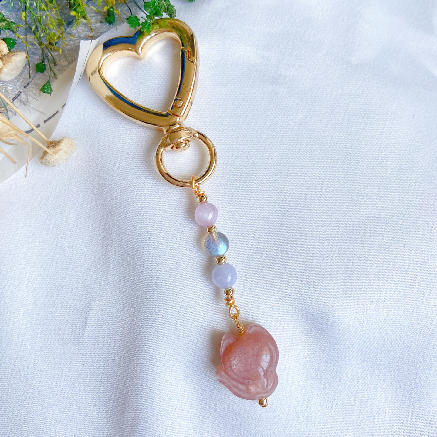 Customised Fairy Fox Keyring