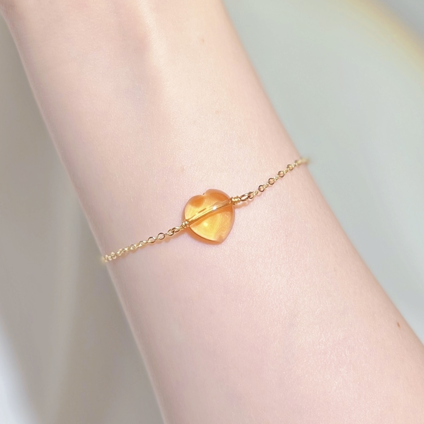Heart Citrine