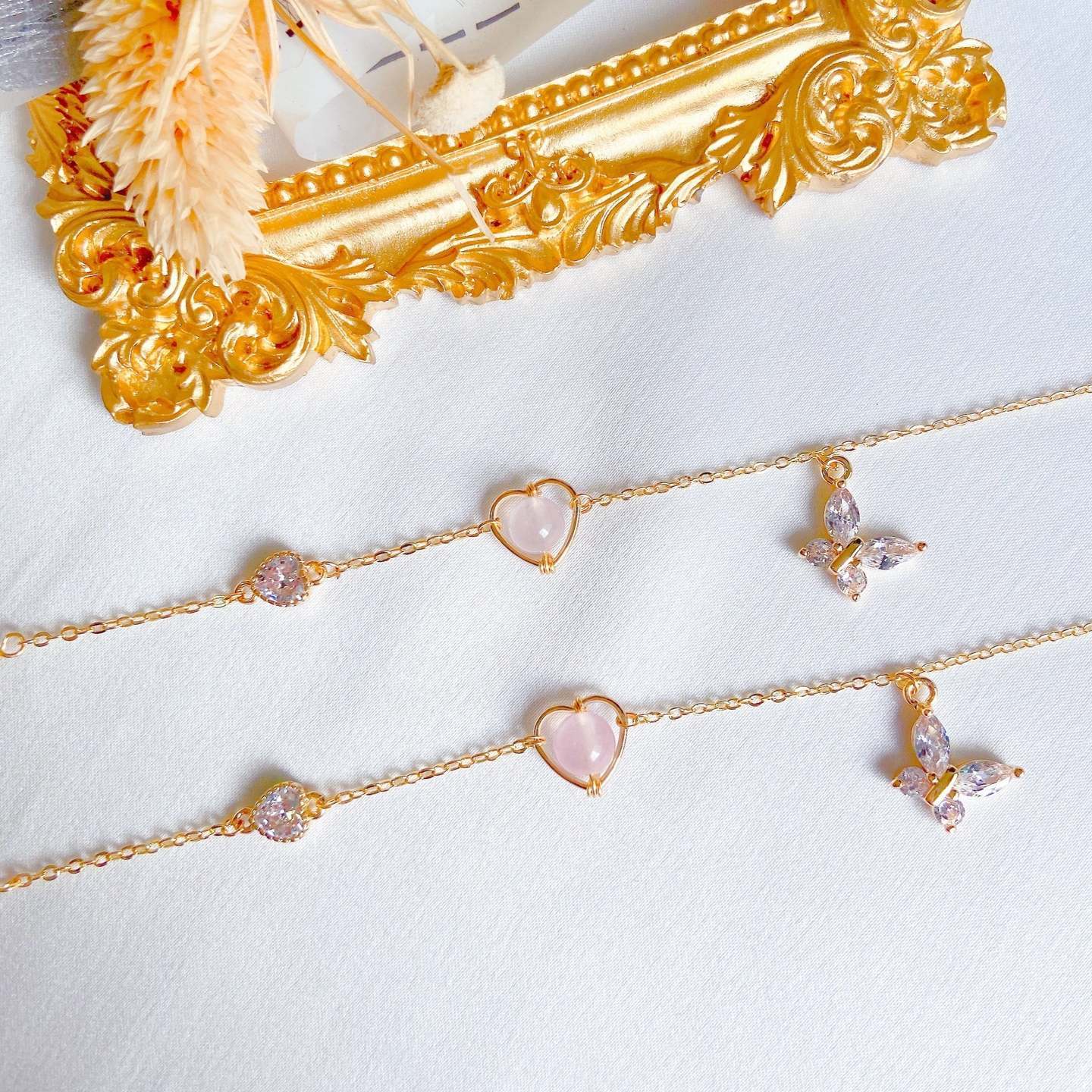 More Than Hearts + Butterfly Charm