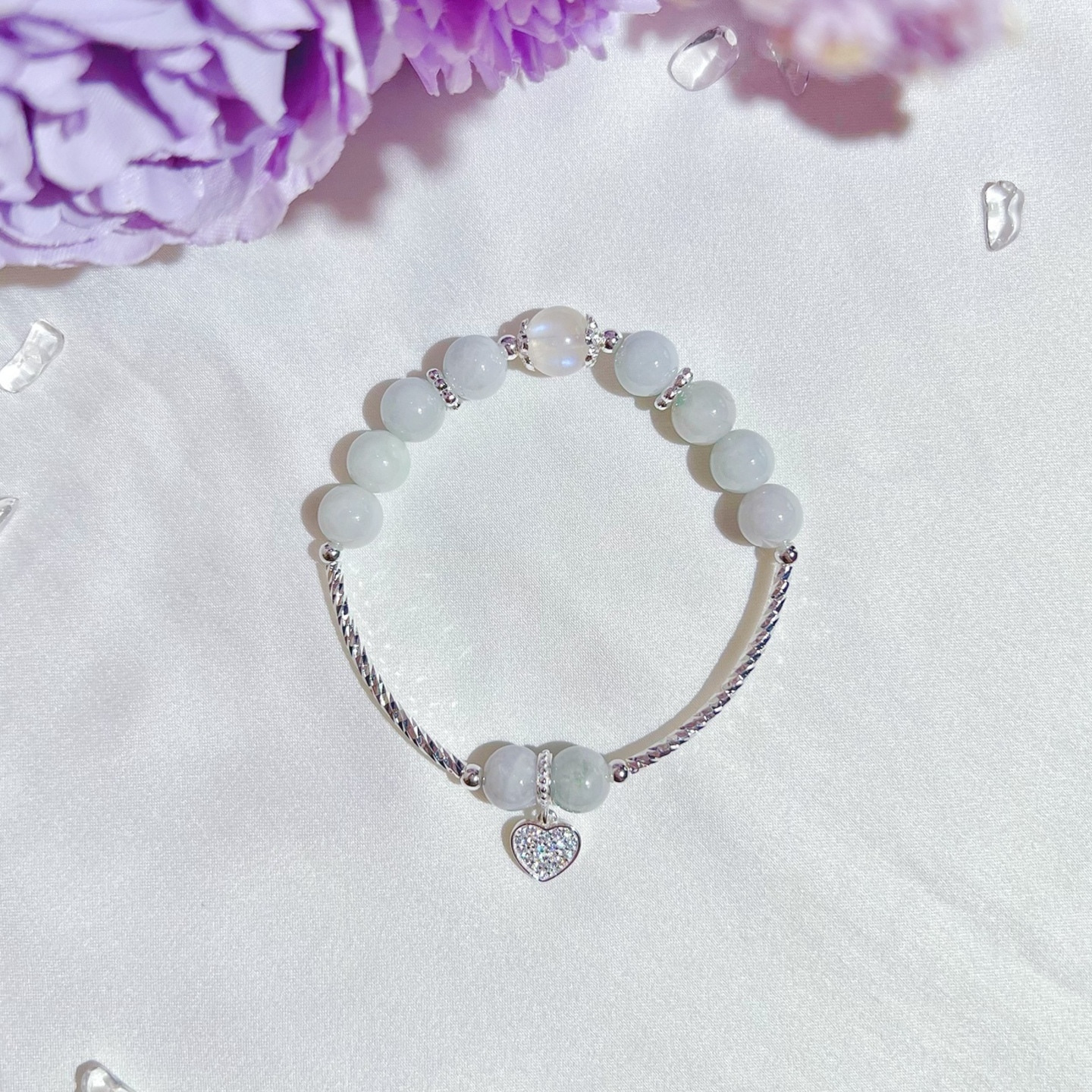 Oriental Jade + Moonstone