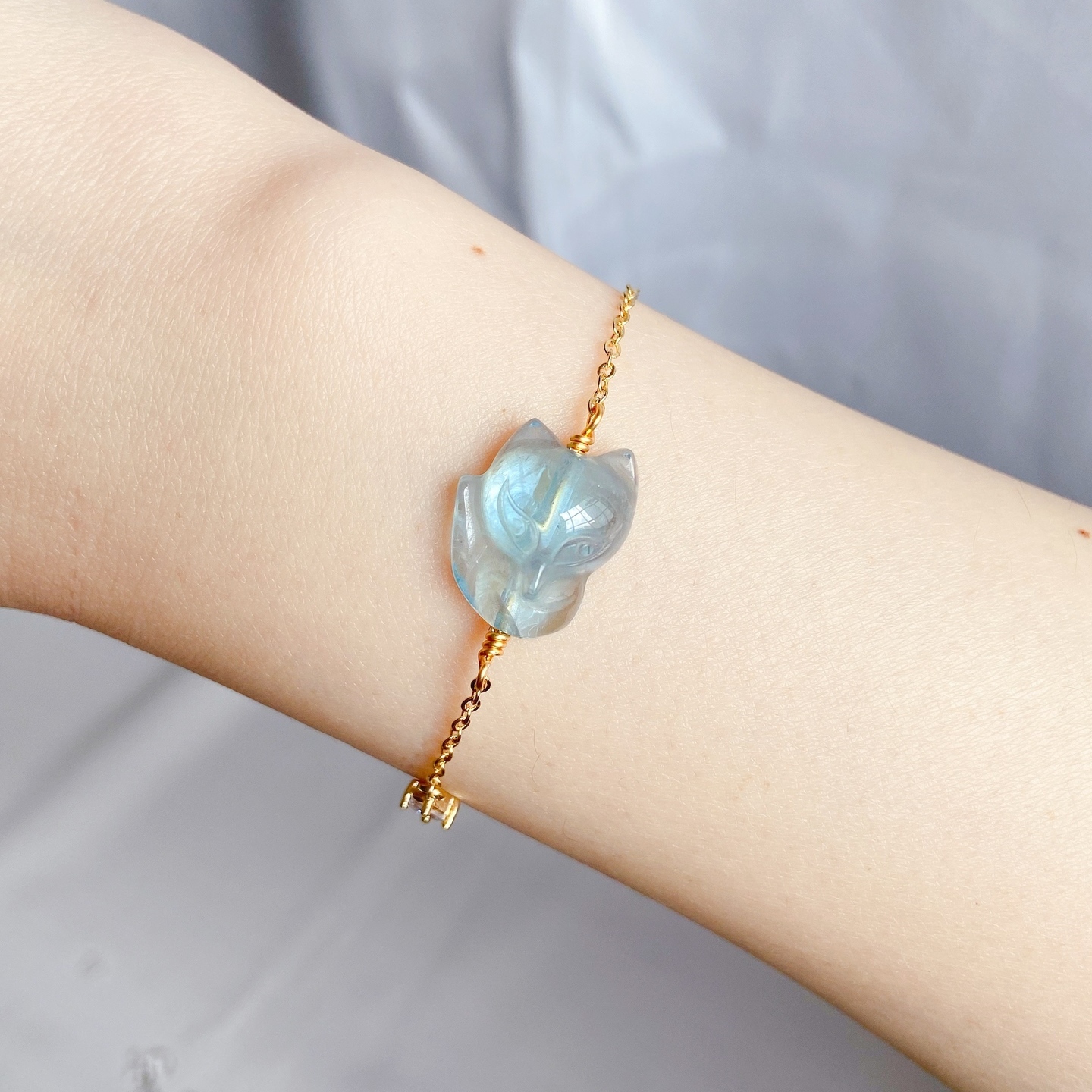 Fairy Fox Aquamarine
