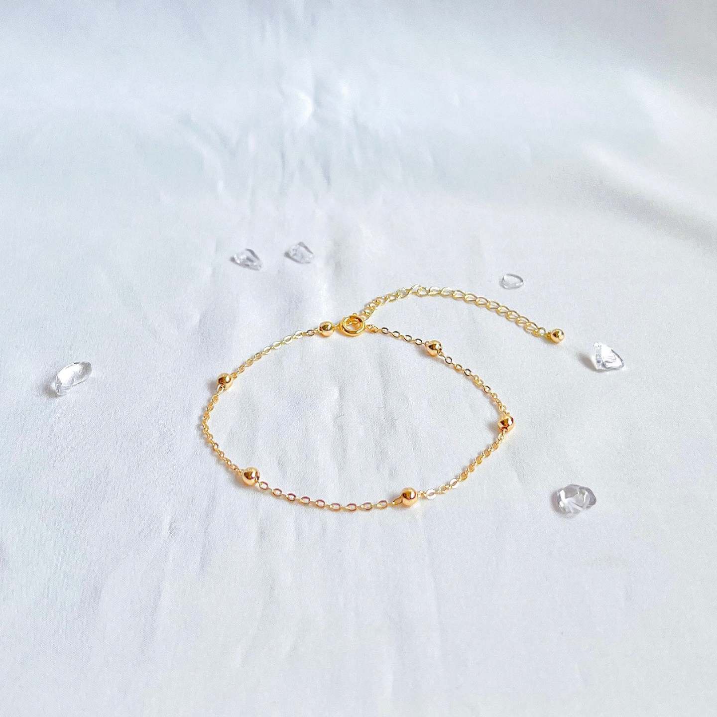 Pellet Beaded Anklet