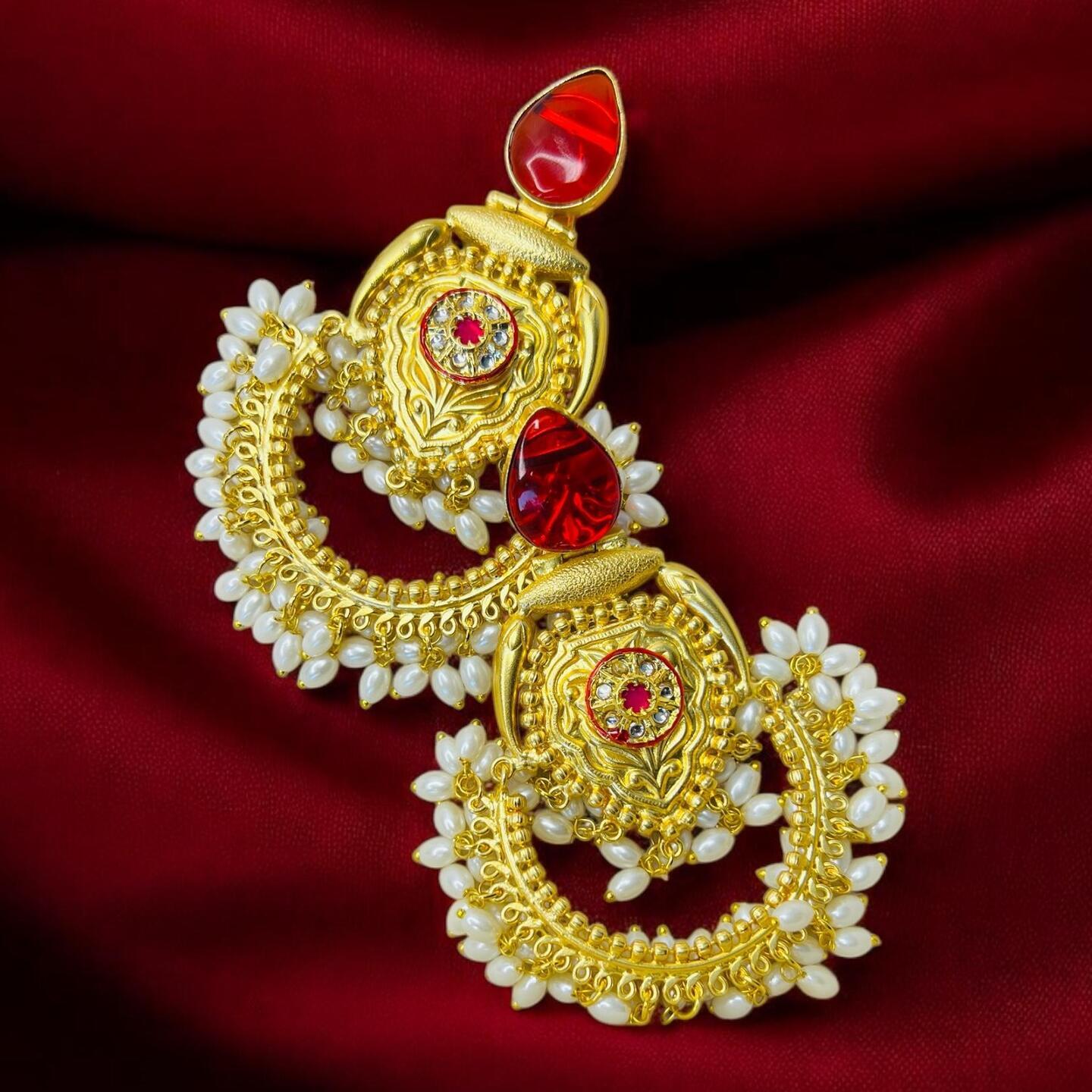 Royal Pearl Chandbali