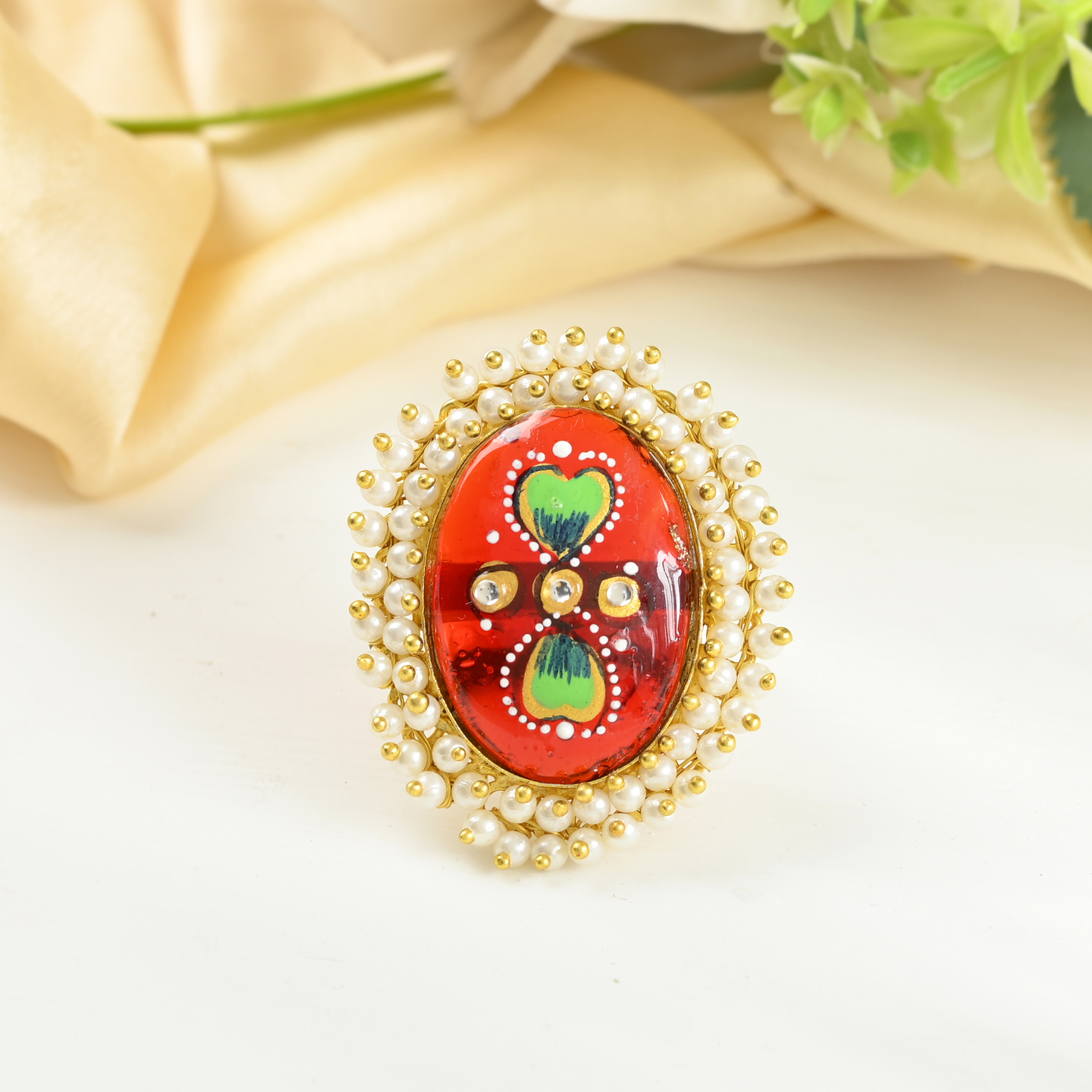 Hand Painted Ring 
