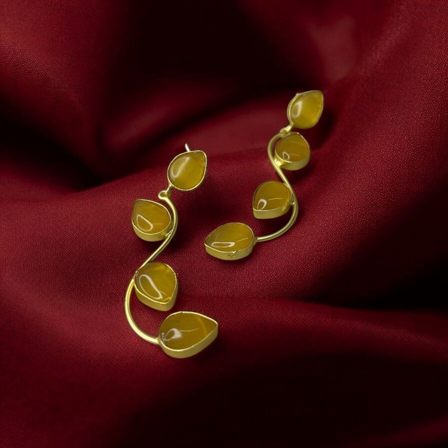 Brass earrings