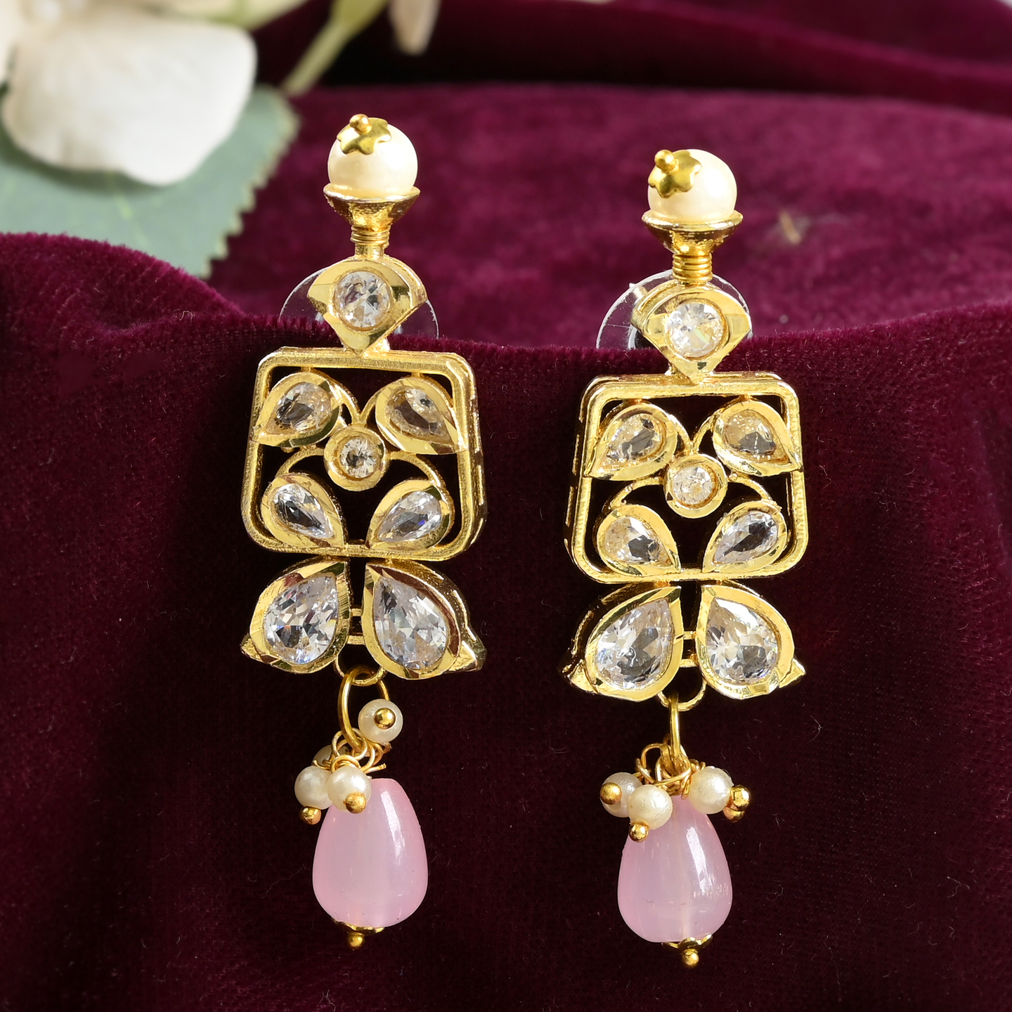 Kundan Earrings 
