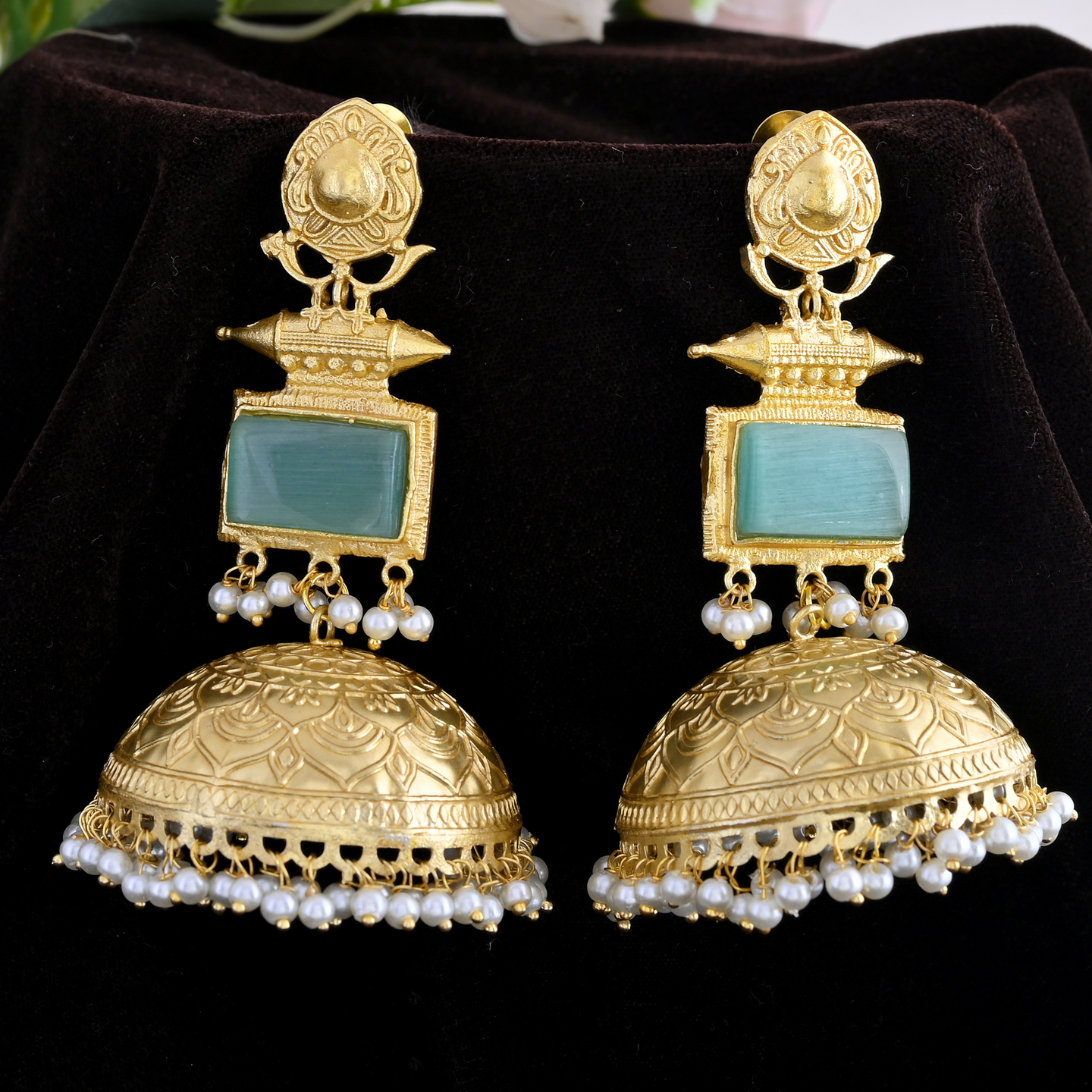 Brass Jhumka 