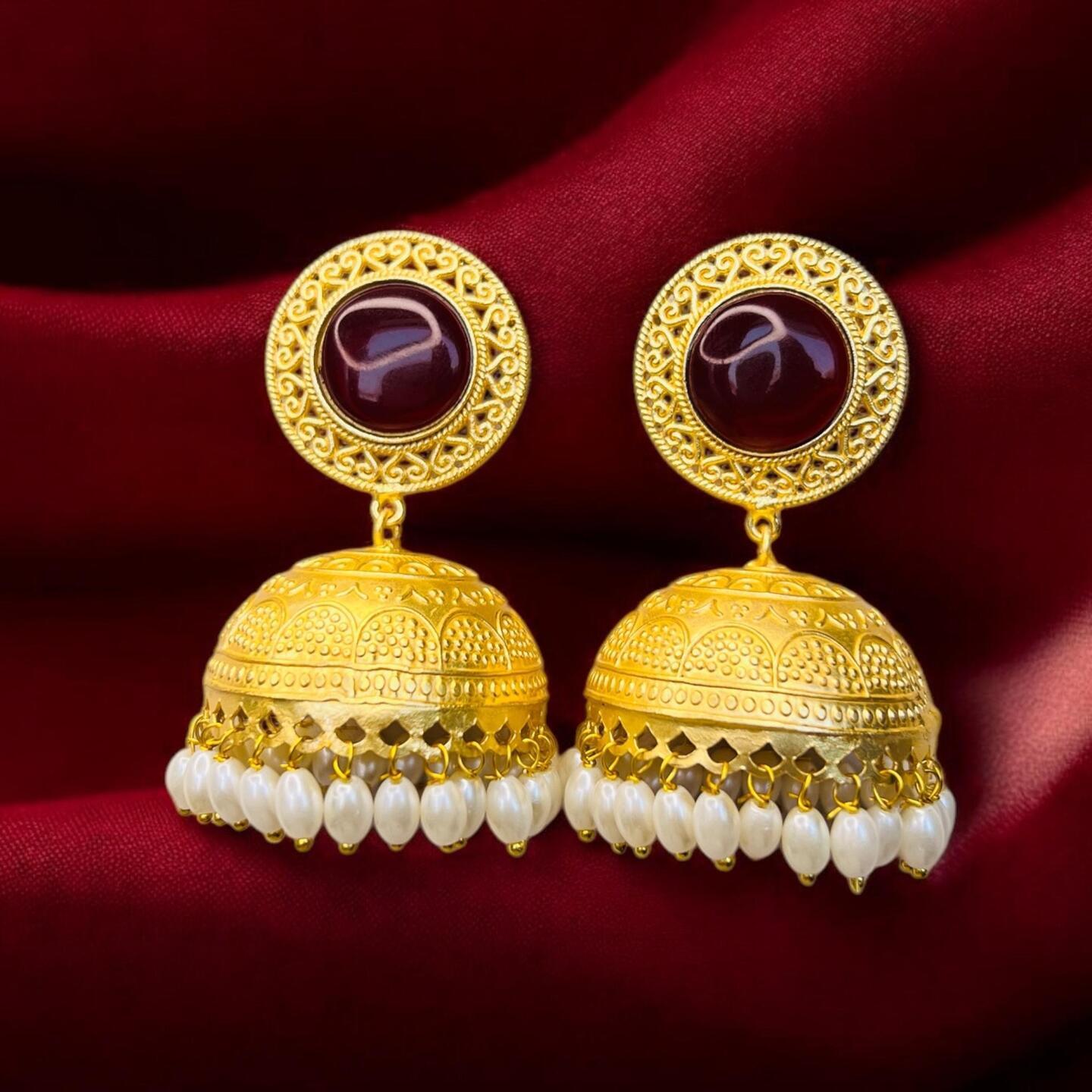 Pearl Glow Jhumka