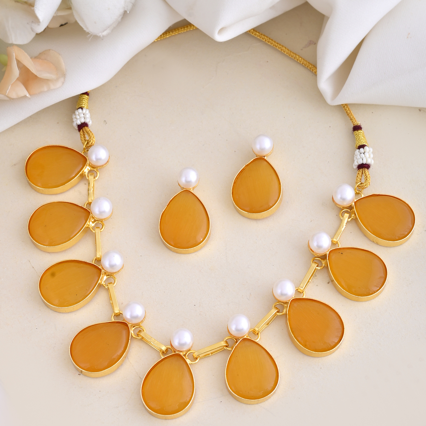 Coloured stone Necklace 