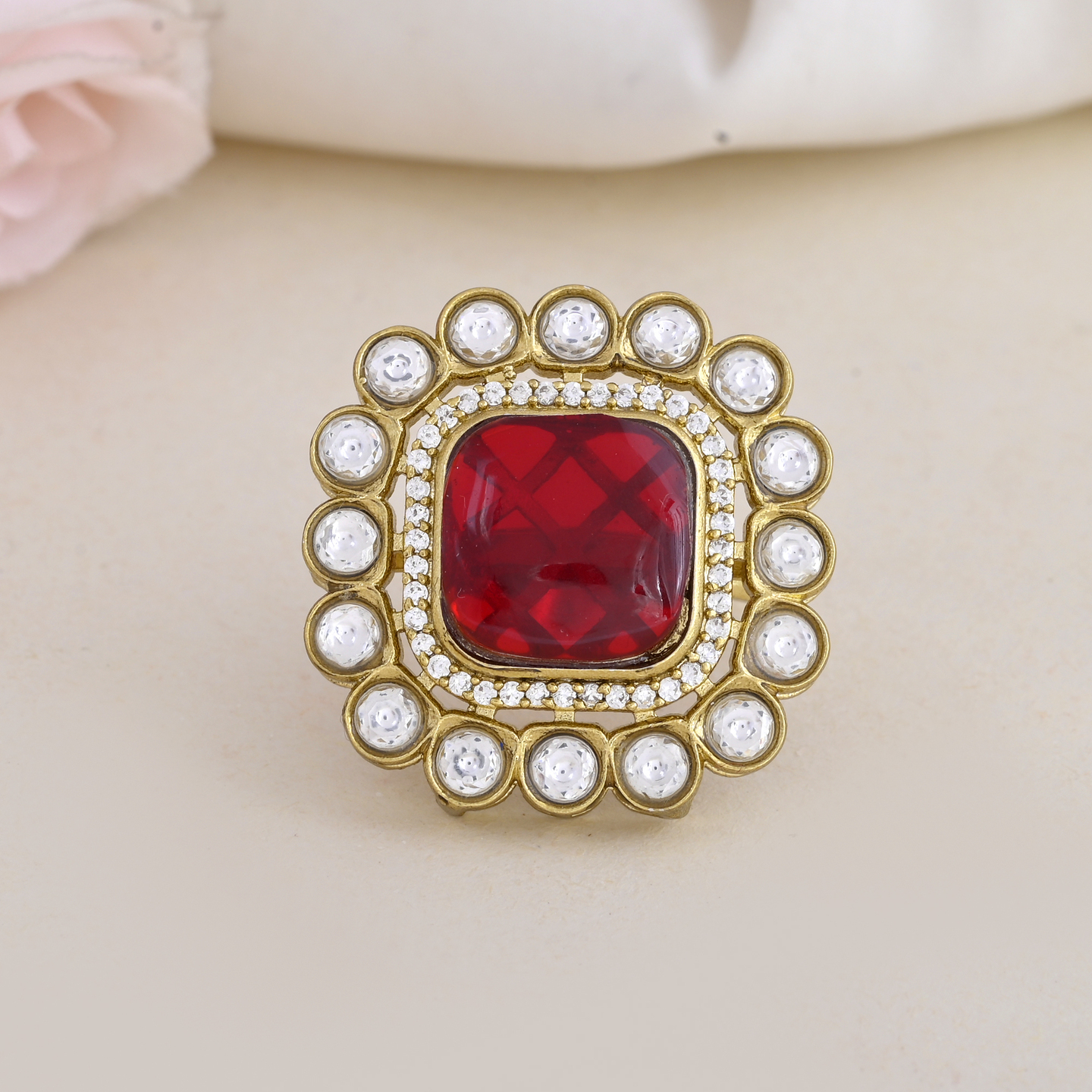 Kundan Ring 
