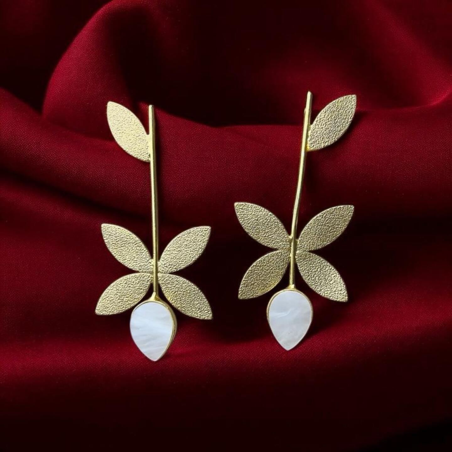 Brass earrings