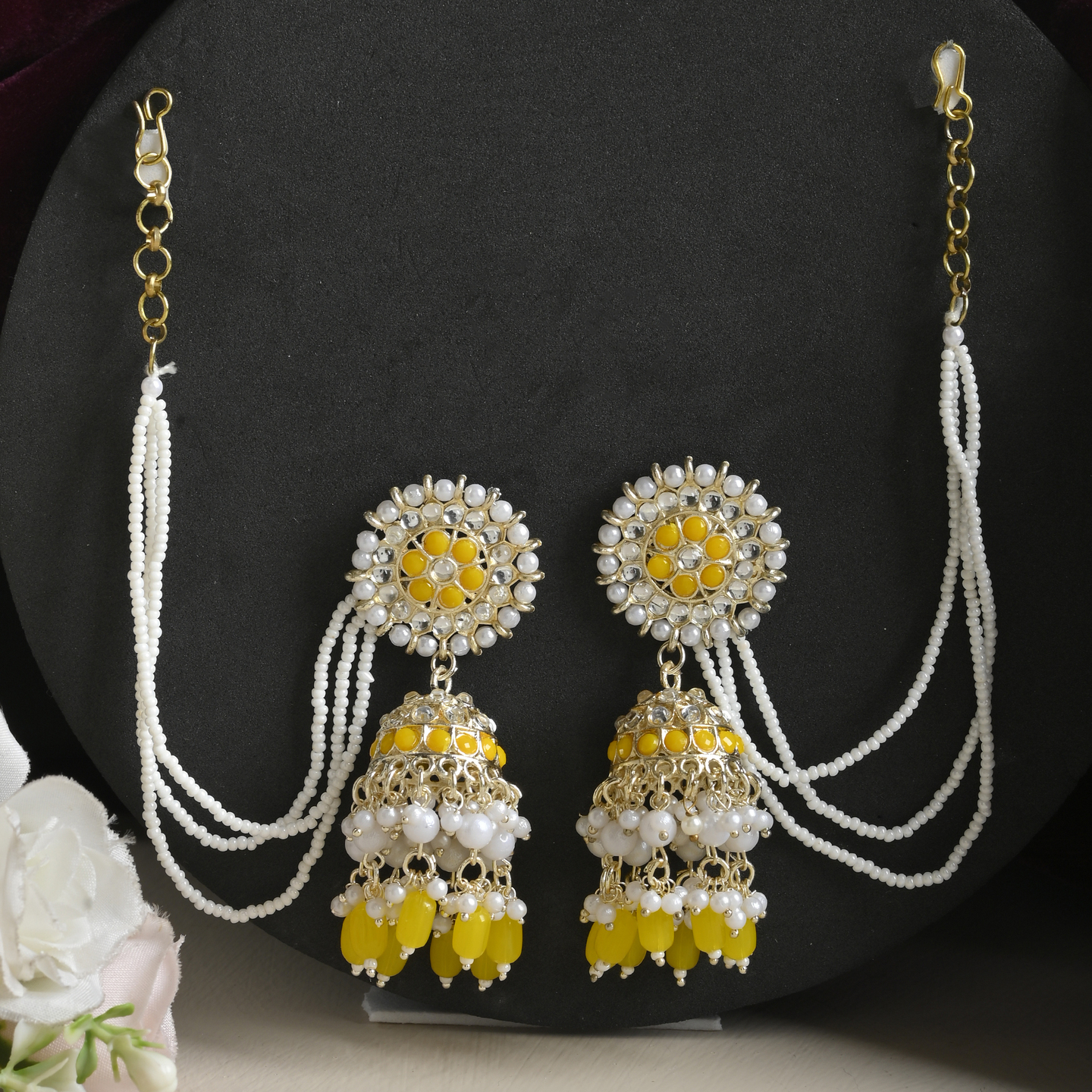 Elegant Jhumki Ear Chain