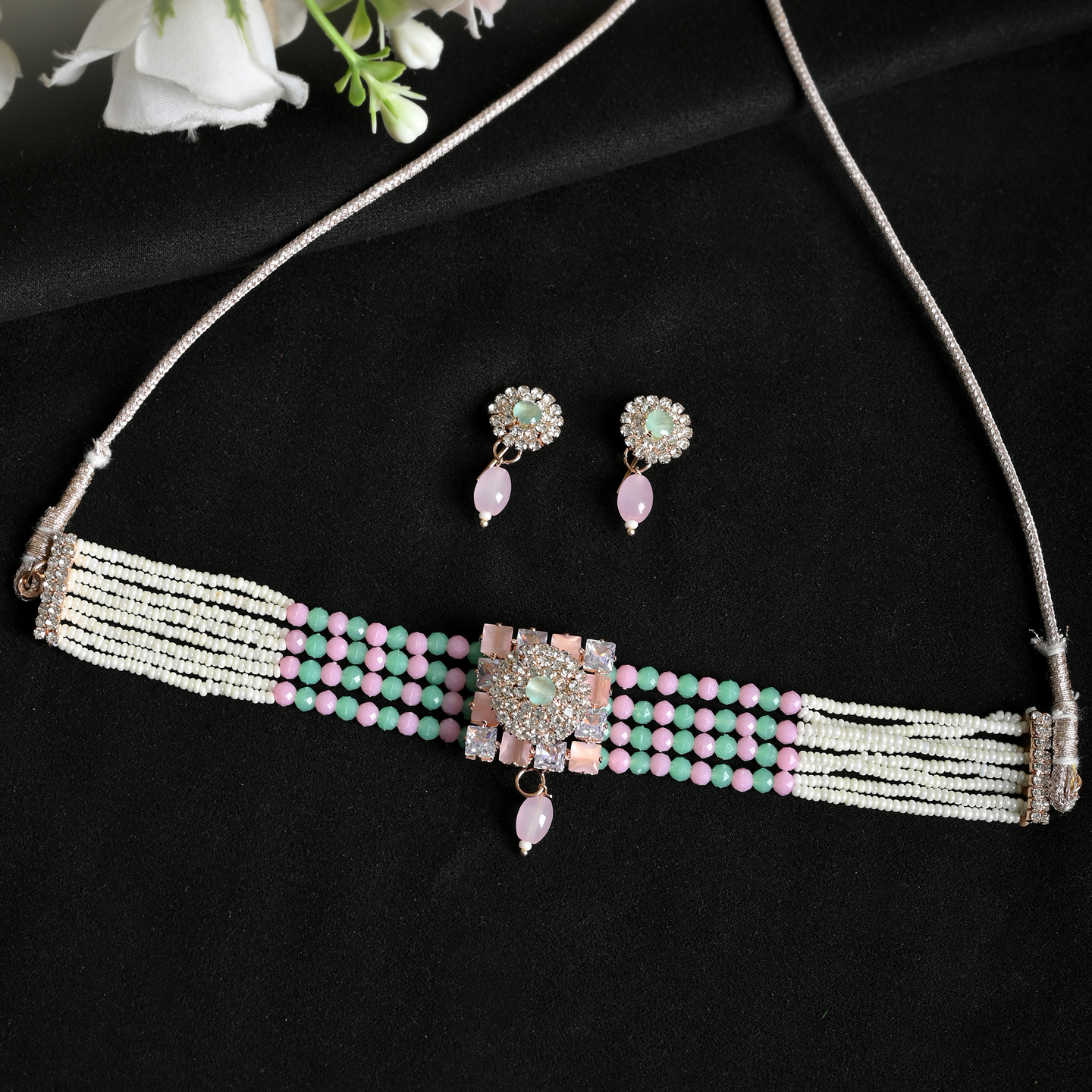 Pastel Beeds Necklace