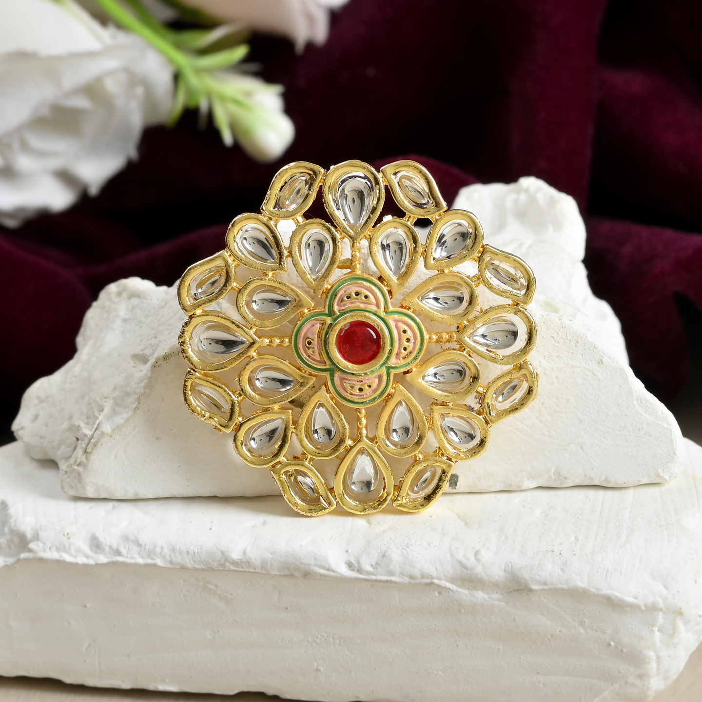 Kundan Ring 