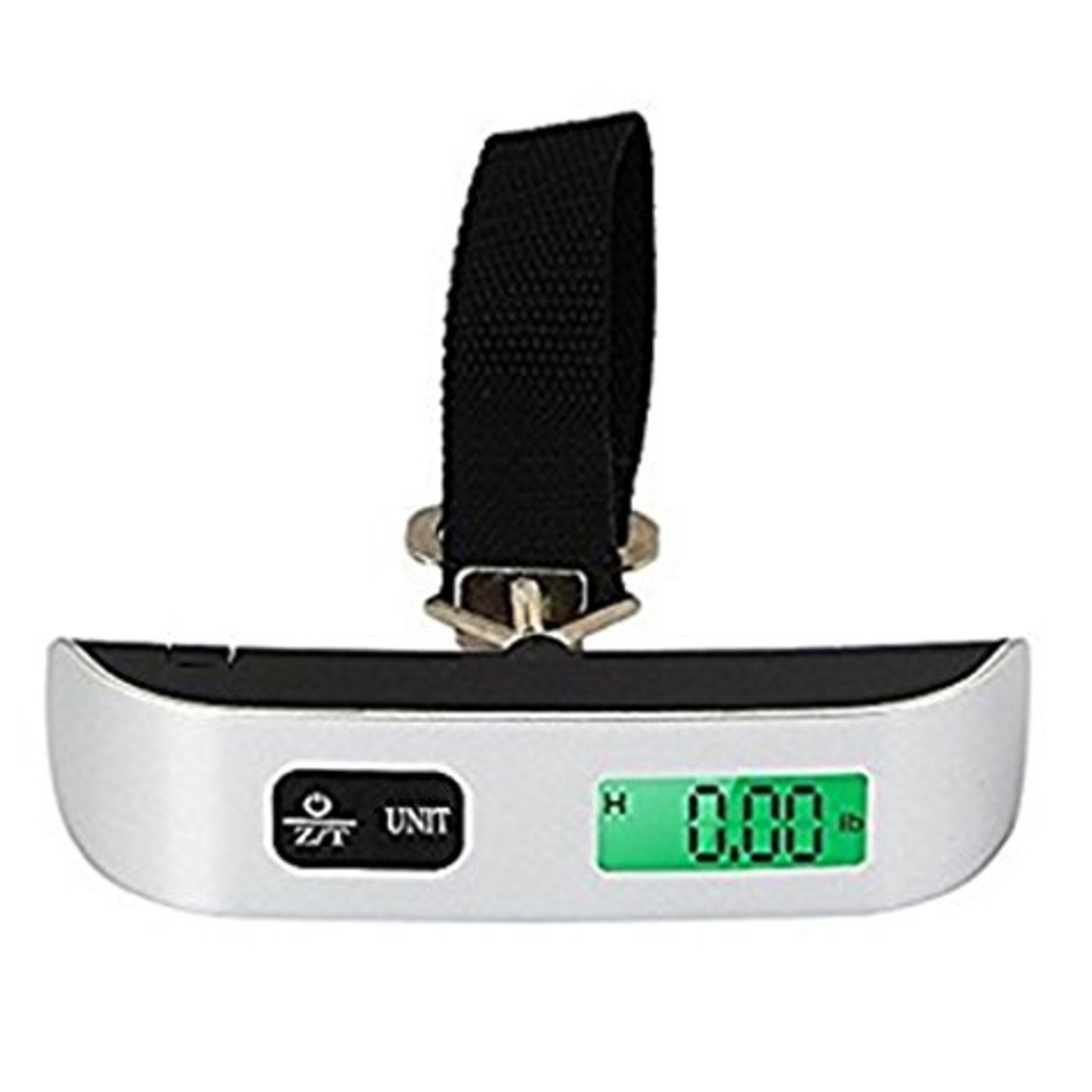 Kitchen and Luggage Weighing Scale with LED Display Silver, 50 kg