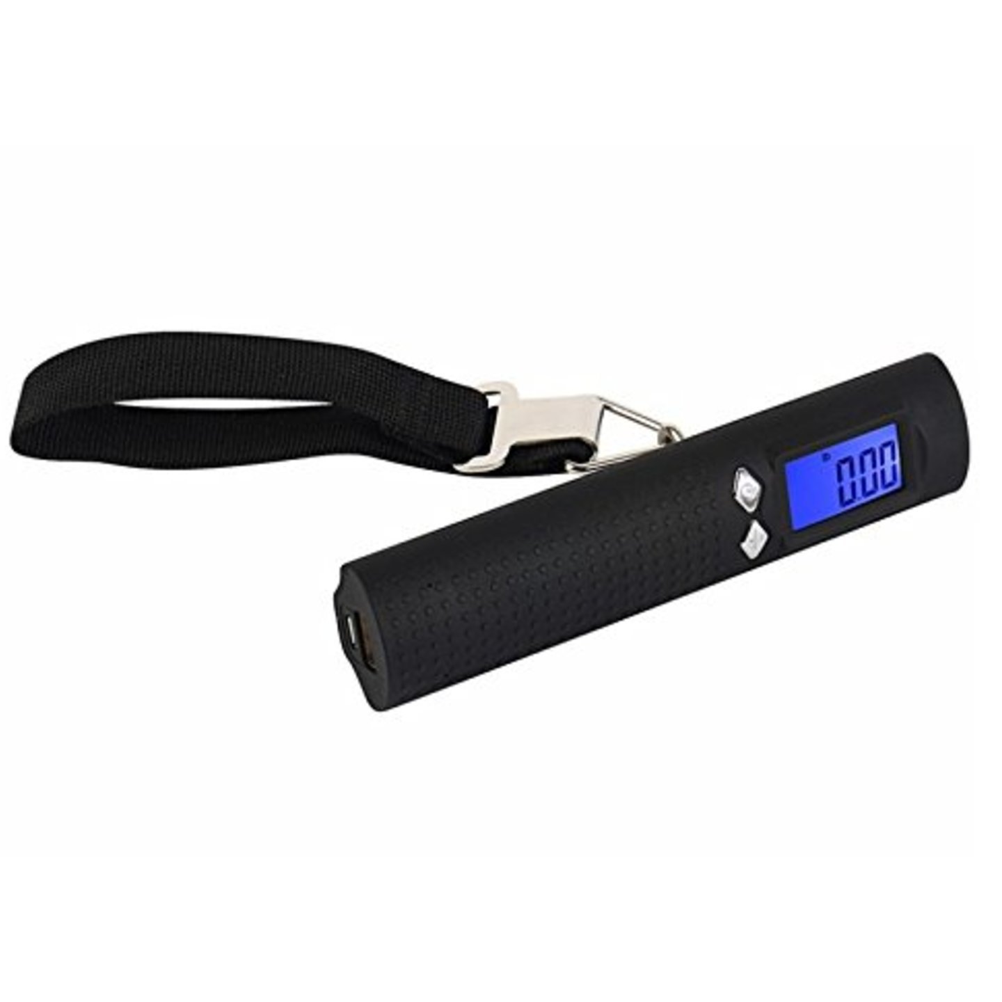 3 in 1 Gadget Flashlight Power Bank Digital Luggage Scale - Black