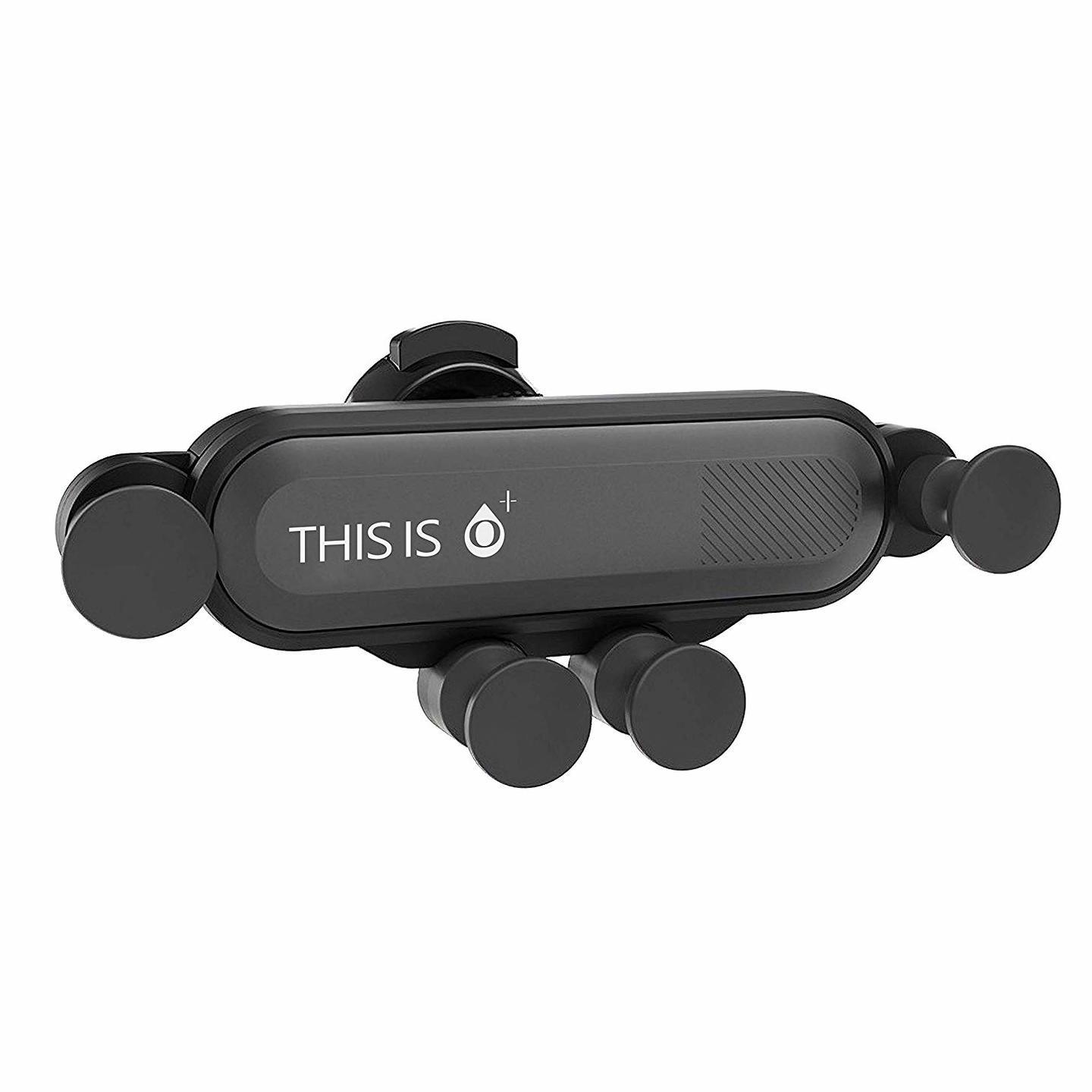 360 degree Rotary Car Mount Air Vent Phone Holder - Black