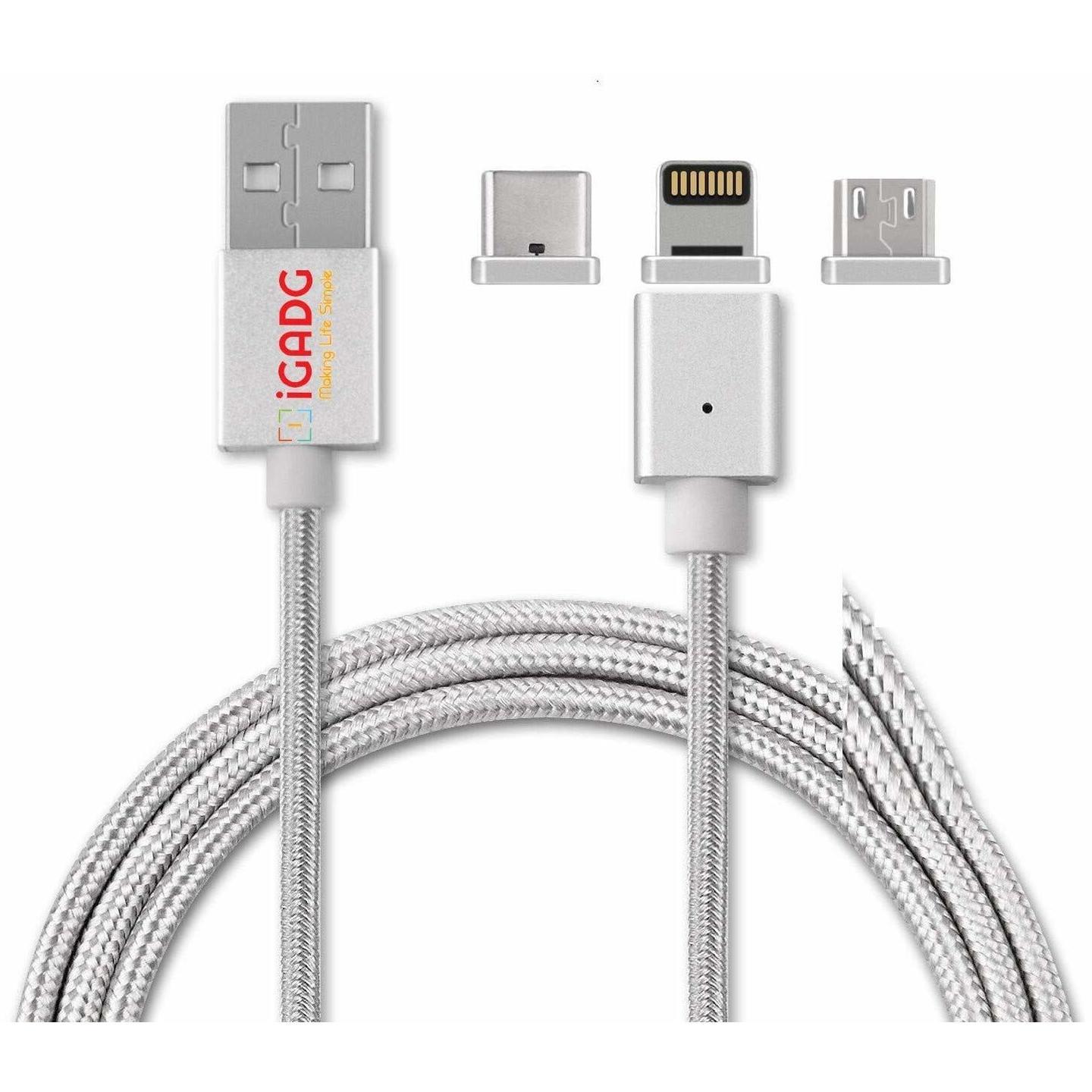 iGADG 3 in 1 Magnetic Data Cable