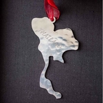 Thailand Map - Stainless Steel Ornament