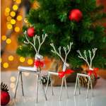 Set of 3 Stainless Steel Deers - Freestanding
