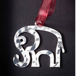 Elephant #2 - Stainless Steel Ornament
