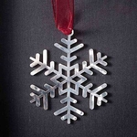 Snowflake # 2 - Stainless Steel Ornament