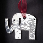 Elephant # 1 - Stainless Steel Ornament