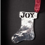 Santa's Boot - Stainless Steel Ornament