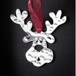 Rudolph - the Reindeer - Stainless Steel Ornament