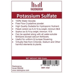 POTASSIUM SULFATE 900 gm