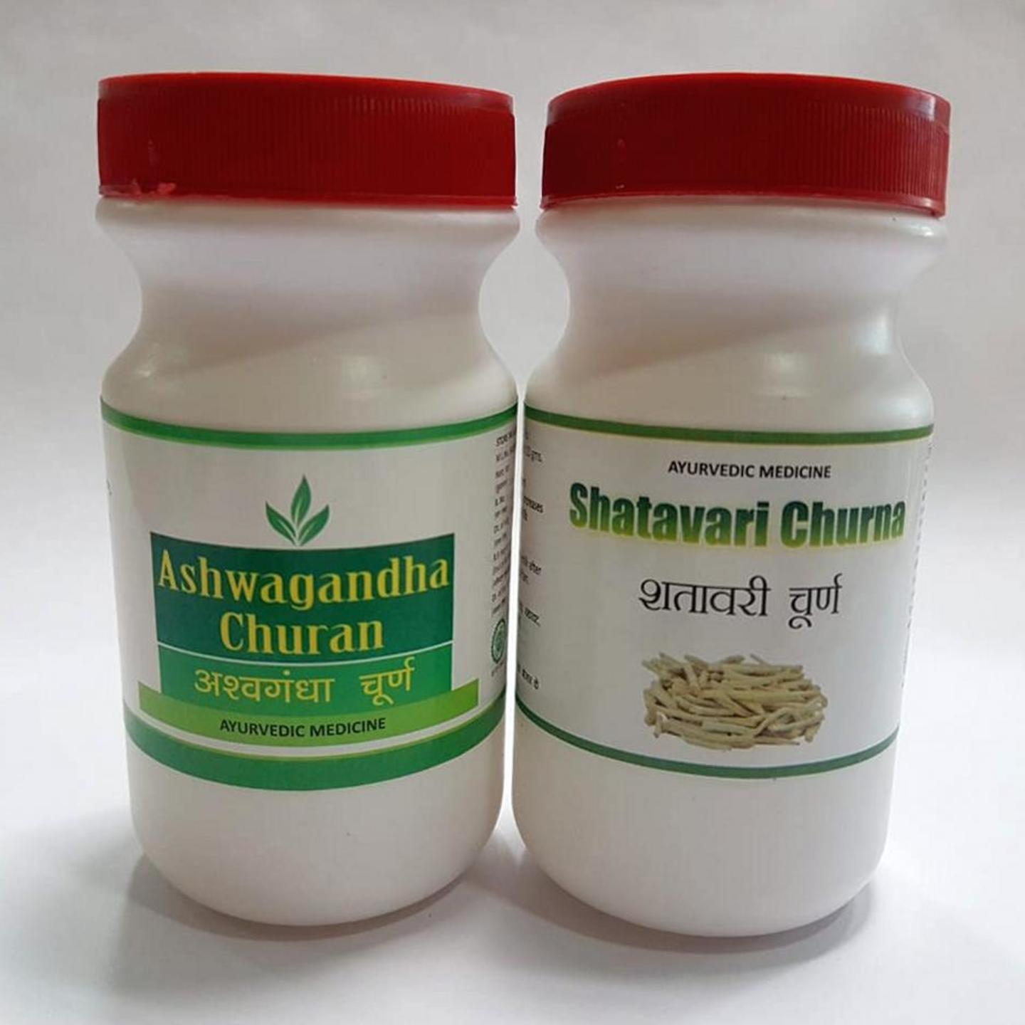 Ashwagandha churan,shatavari powder 100 gms each combo for general weakness