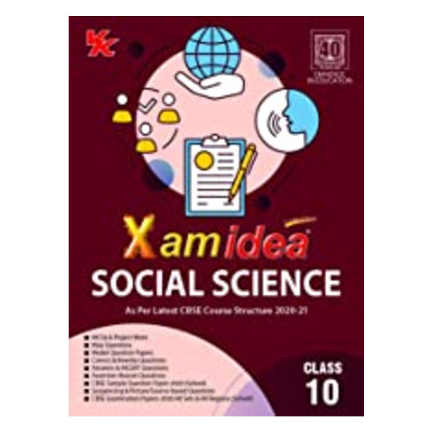 Xam Idea Social Science - Class 10- CBSE  VK