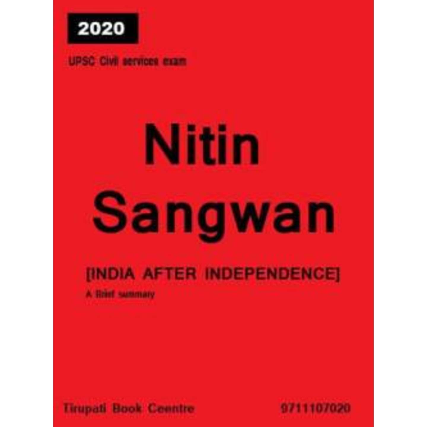 NITIN SANGWAN - STUDY MATERIAL 8 BOOKLETS - ECONOMY, ENVIRONMENT, GEOGRAPHY, WORLD HISTORY, MODERN HISTORY, INDIA AFTER INDEPENDENCE, ART AND CULTURE & SCIENCE TECH.