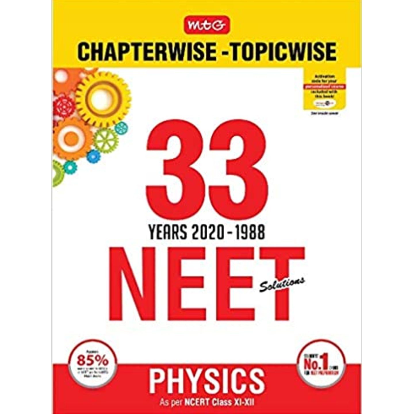 33 Years NEET-AIPMT Chapterwise Solutions - Physics