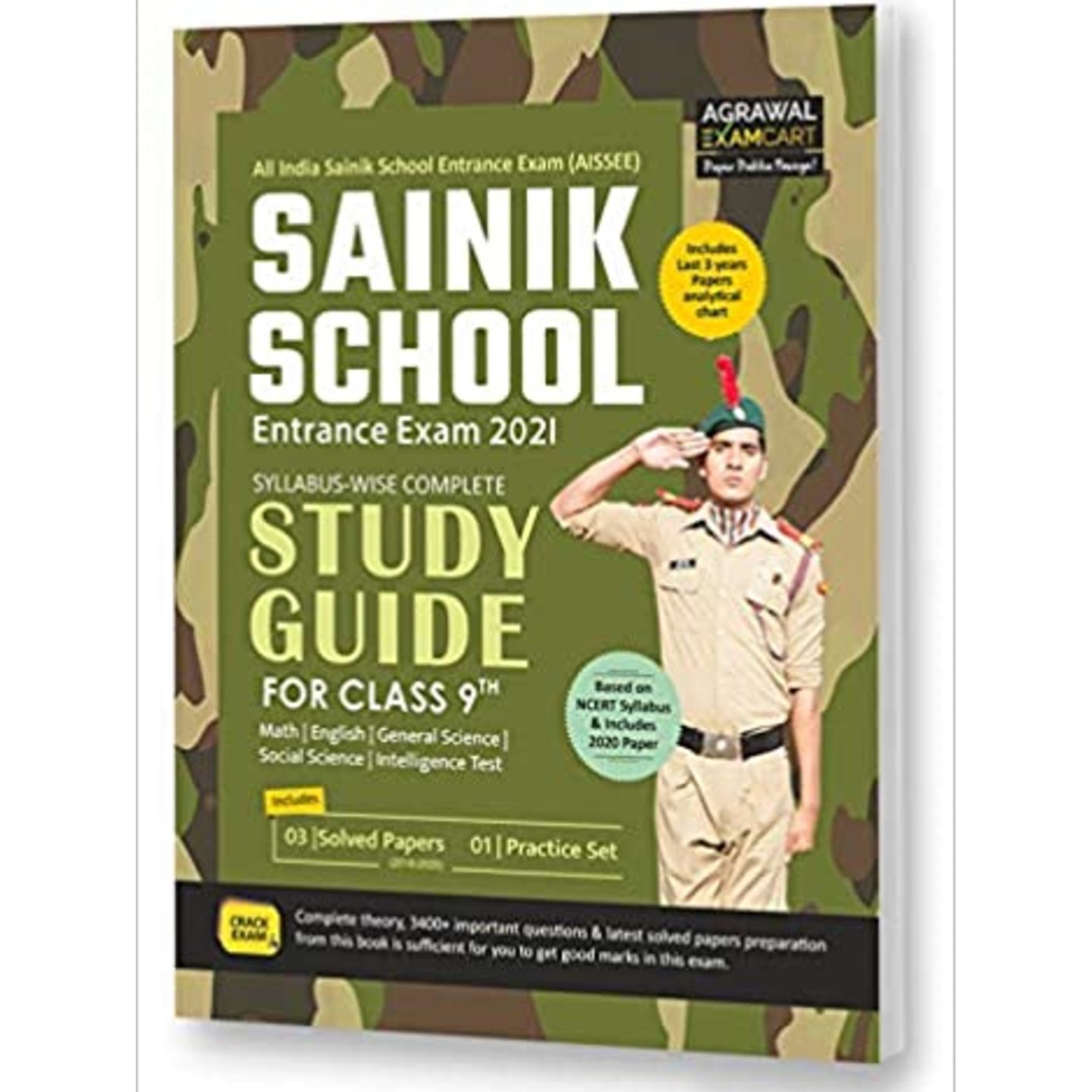ARIHANT Sainik School Class 9 Entrance Exam Guide Book AISSEE