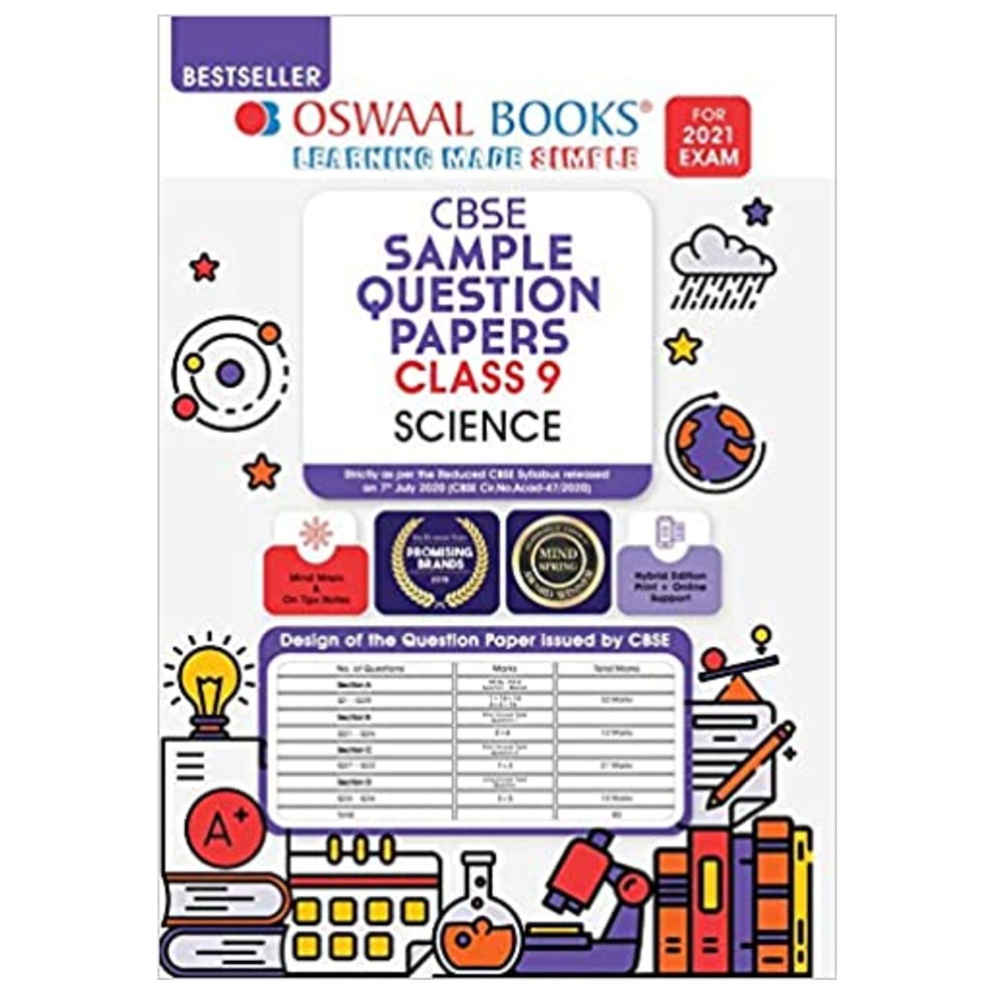 Oswaal CBSE Sample Question Paper Class 9 sceince book