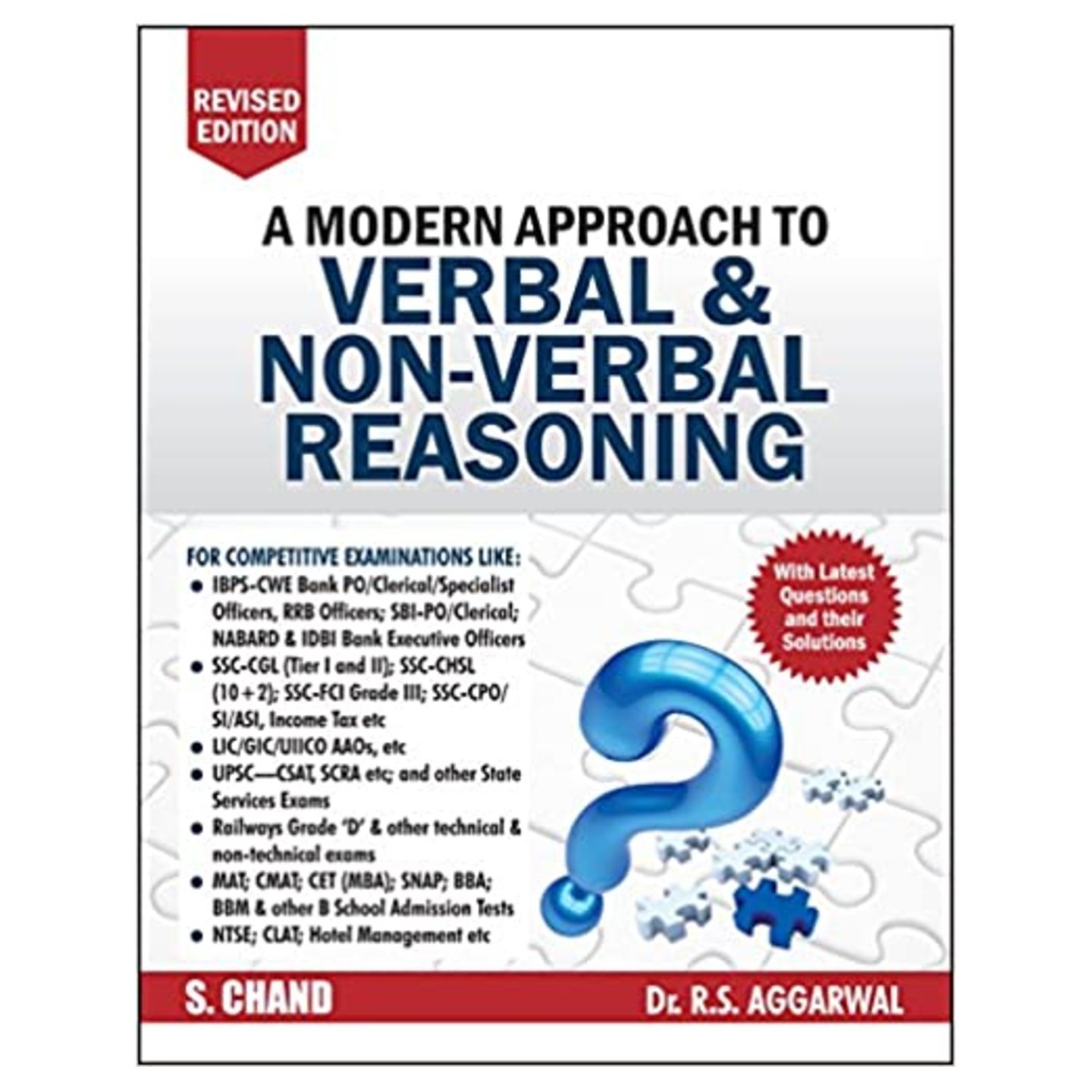 A Modern Approach to Verbal & Non-Verbal Reasoning RS AGGARWAL
